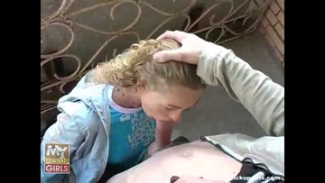 Screenshot 18-Year-Old Girl Sucking Him Off on the Balcony