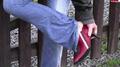 Screenshot Pissing In Jeans In The Yard (video Group Http://vkontakte.ru/club16555988)