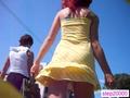 Screenshot Redhead Beauty Upskirt Nice Panties And Ass