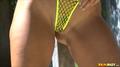 Screenshot Ava Addams [bikiniriot.com] - (yellow Fishnet Sling Strip) [2014, Big Tits, Solo, Toys, 720p]