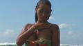 Screenshot The Most Beautiful Girl Posing Naked By The Ocean. It Is Easiest To Glue The Chick To The Sea, Because Nothing Has To
