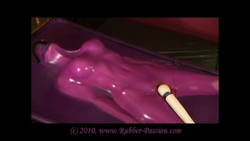 Screenshot Awesome Masturbation In The Vacuum Bed - 3
