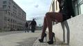 Screenshot Sexy Girl In Pantyhose On The Street - 1