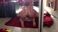 Screenshot Girl Does Blowjob And The Guy Shoots Her Through The Mirror, Rear View. It's A Homemade Video