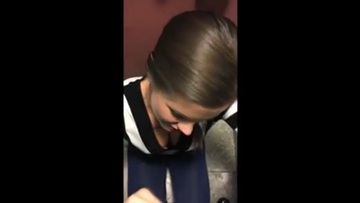 Screenshot The Girl Was Drunk At A Party And Made My Boyfriend A Blowjob In The Toilet On Cam (blowjob ,host,party,sucking,redhead,breasts,penis)