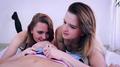 Screenshot Two Cuties Caress Cock Alex And Jay - Edging Vol2 Blowjob, Facial, Edge Play, Cumshot, Pov Porn Cum Blowjob