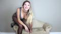 Screenshot Blonde In Black Pantyhose Shows Ass And Legs