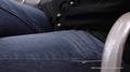 Screenshot Peed Dark-blue Jeans {linked Sitting On A Chair, Near The House}