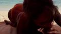 Screenshot Tanned Beauty In Yellow Panties Has Made Excellent Blowjob On The Seashore