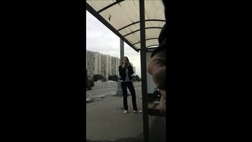 Screenshot Guy Jerks Off And Cums When The Girl At The Bus Stop