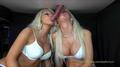 Screenshot Two busty blondes suck dick on milking table to ruined orgasm 