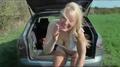 Screenshot Outdoor Sex in the Trunk: Lesbian HD 720