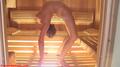 Screenshot Sexy Flexible Gymnast In The Sauna Shows His Skills + Big Plans