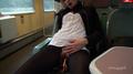 Screenshot In The Train On The Seat, Masturbating Pussy And Sucking Cock Looking For Man - Snuggie 9 - 1