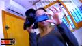 Screenshot Beautiful Girl The Operator Relieves On Camera Sex Man With A Blonde. Cfnm, Public, Sex, Voyeur, Backstage Porn