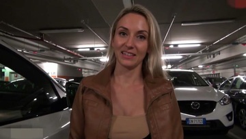 Screenshot Cumshot Blonde In The Parking Lot - Creampie On Parking