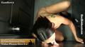 Screenshot Babe Sucks Dick From A Hole In The Wall [gloryhole, Blowjob, Milf, Big Tits, Blowjob, Model, Cums In Mouth]