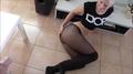 Screenshot Sexy Girl In Pantyhose Without Panties Makes Her Boyfriend Blowjob Footjob Sex Couple Cum Girl Sex Footjob Pantyhose Fuck