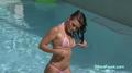 Screenshot Sexy Girl In Transparent Bikini Posing In The Pool. Beautiful Sensuality. Clearance