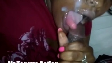 Screenshot Head Games - Black Cumhead Games - African-american Sperm Selection