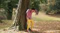 Screenshot Anya With Pigtails Undresses Outdoors And Masturbates Clit With A Finger.