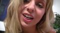 Screenshot Cumshot On Face Of Beautiful Blonde Sucking Cum Fingering