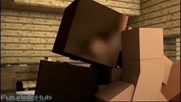 Screenshot Minecraft Porno, Intercourse