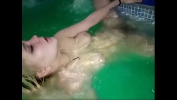 Screenshot Blonde Cums From Jet Jacuzzi