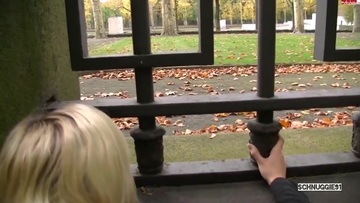Screenshot Sucking In The Park In The Fall And Gets Cum In Mouth 