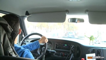 Screenshot Blonde Fucks With Guy In Car For Money