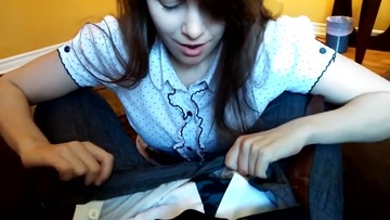 Screenshot Awesome Blowjob From Beauty In The Dress. Cum-in-mouth. Home.