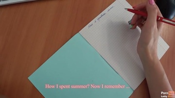 Screenshot Horny Student Well-spent Summer Vacation With His Roommate. Letty Black