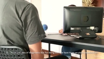 Screenshot French Therapist Do Penis Examination - Harmonie Rain And Maé Dessaules