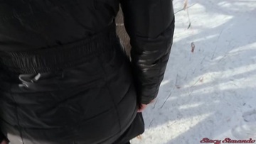 Screenshot Women Was Fucks By Stranger In A Winter Park
