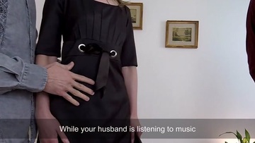Screenshot Tricked by the Therapist, he Cum on my Ass while my Husband is Blindfolded