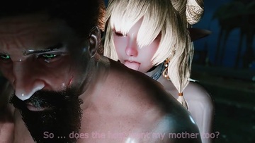 Screenshot Princess Elf from Skyrim becomes a sex slave