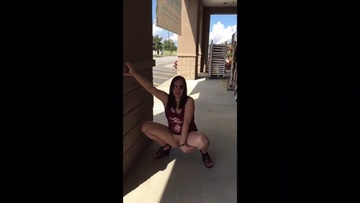 Screenshot Slutty Wife Flashing and Teasing in Public