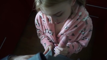 Screenshot FUCKED his WIFE in the Kitchen after Work and CUM ON HER ASS - Gentle Sex
