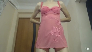 Screenshot MILF Striptease after with Splashing Milkshake from Boobs
