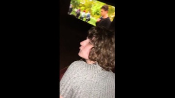 Screenshot Real Sex in Public at the Cinema with Darcy Dark. POV Blowjob and Sex Big Cock Masturbate.