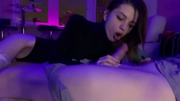 Screenshot Slim Teen Eagerly Sucks Cock, Gets in the Ass.sloppy Deepthroat Bj, Passionate Anal in a Tight Hole