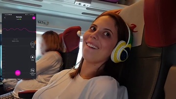 Screenshot My friend controls my dildo by bluetooth on the train while I...
