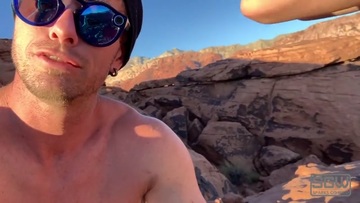 Screenshot Outdoor Fucking, Sucking and smoking in Red Rock Canyon mountains