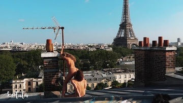 Screenshot LeoLulu in Paris - Wild public sex with the best view possible! Amateur Couple LeoLulu