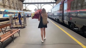 Screenshot PUBLIC RISKY SEX SHOWING PUSSY IN THE TRAIN AND FINALLY CREAMPIE IN SMALL PUSSY