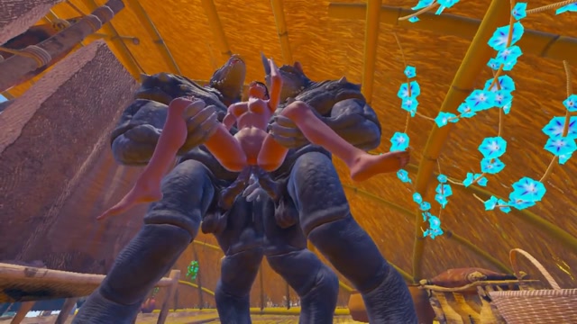 Bildschirmfoto Two Furry Alien Fuck My Wife Double Anal