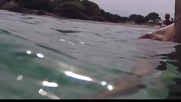 Screenshot Surprised by a stranger at the beach he wants to fuck me in the water and people are watching us