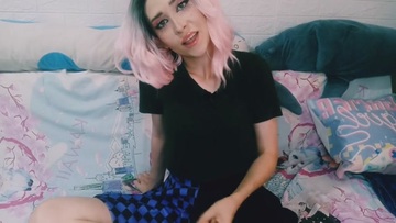 Screenshot JOI after a week of chastity Evelyn Rose