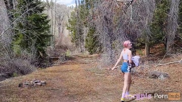 Screenshot Got horny during roadtrip, creampie me in a national forest