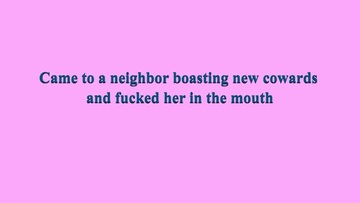 Screenshot Came to a neighbor boasting new cowards and fucked her in the mouth!
